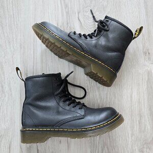 Dr. Martens | 1460 black vegan leather utility combat boots | KIDS 2